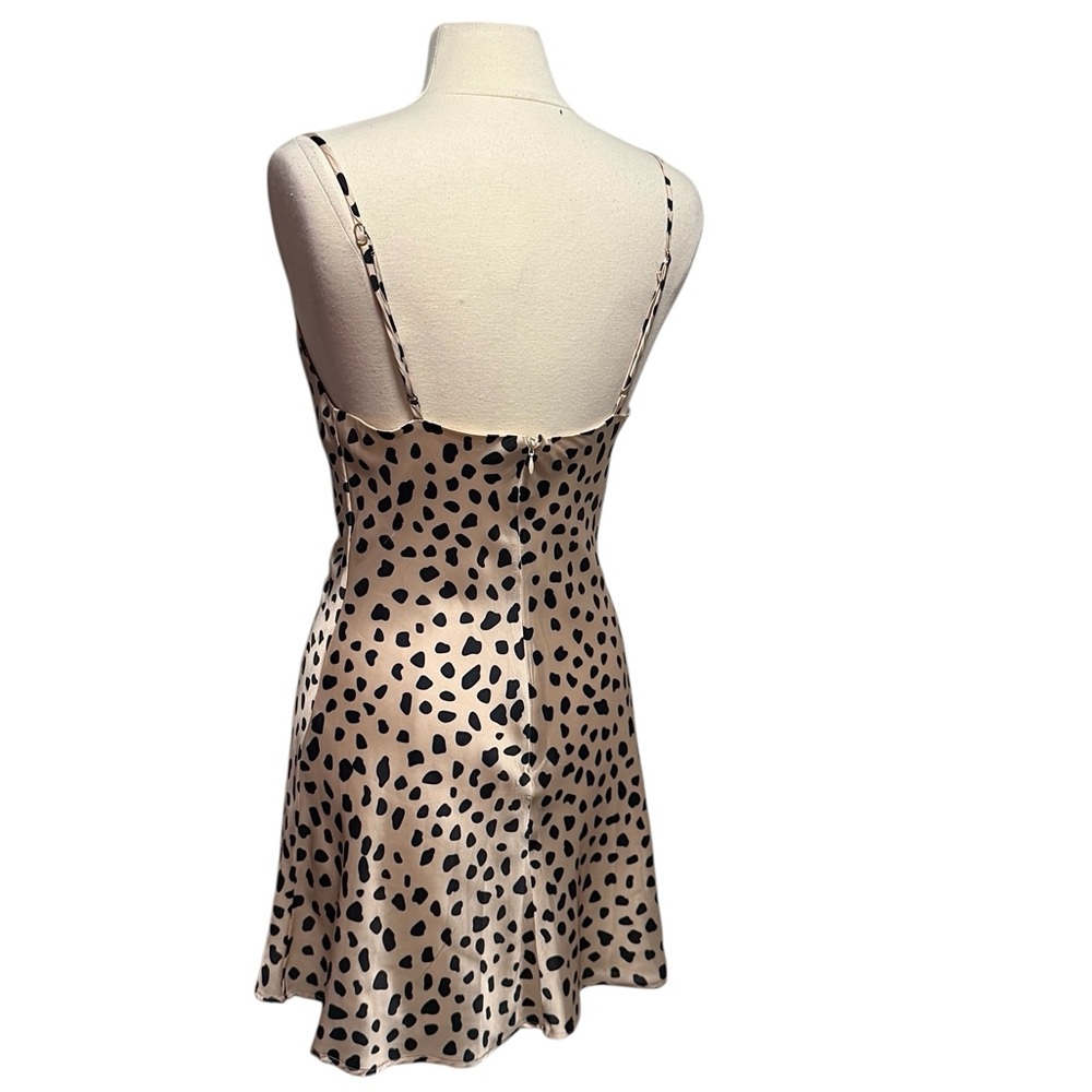 Lovers + Friends Claire Satin Sleeveless Mini Dress Size Small NWOT - Picture 6 of 11
